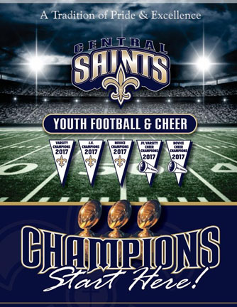 Central Saints 2017 Champions — Youth Football & Cheer